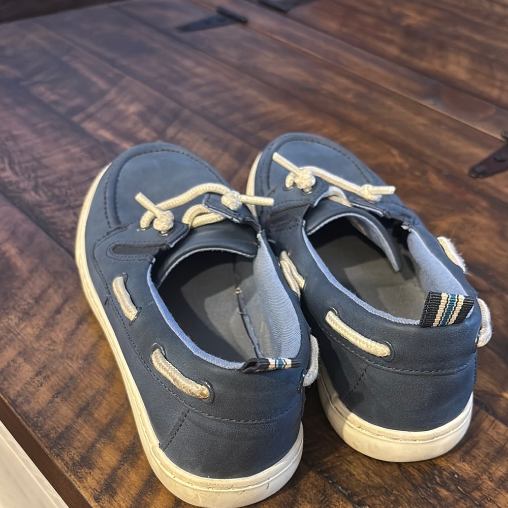 Cat & Jack Blue Sneakers with Cream Details
